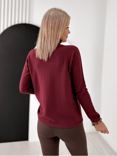 PULOVER AGNES BORDEAUX