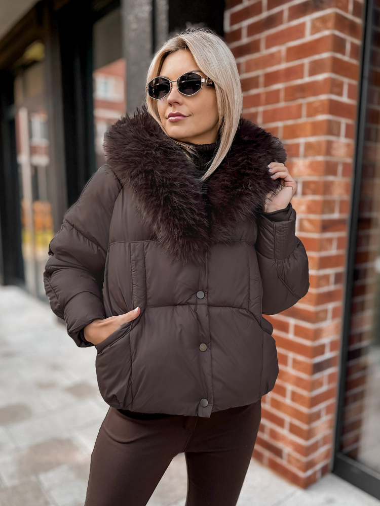 VESTE RIDLEY BRUN
