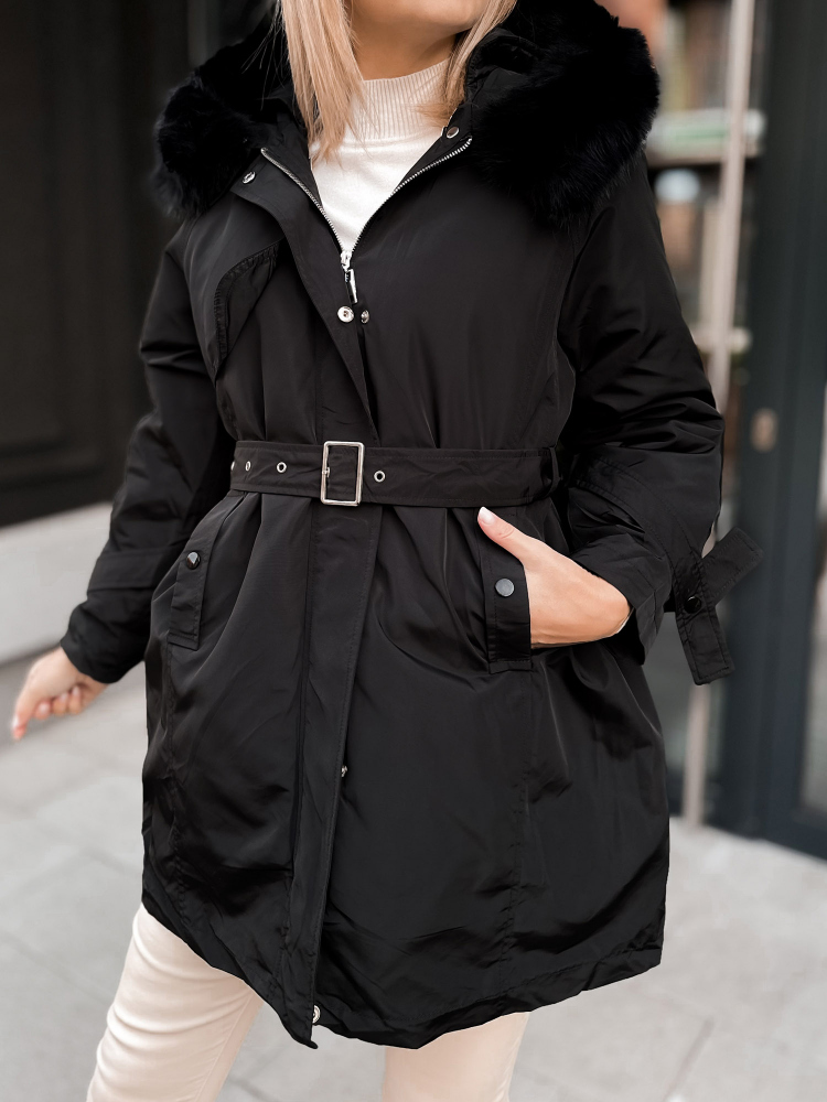 JACKE MIT ETTIE-FUTTER SCHWARZ