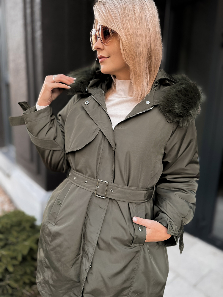 JACKET WITH ETTIE UNDERLINING KHAKI