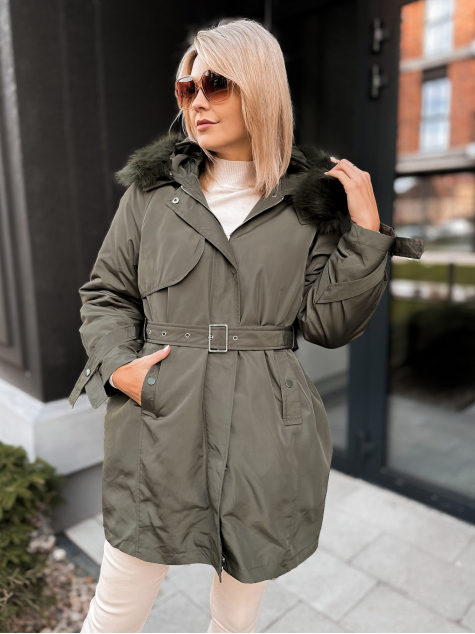 KABÁT ETTIE BÉLÉSSEL KHAKI
