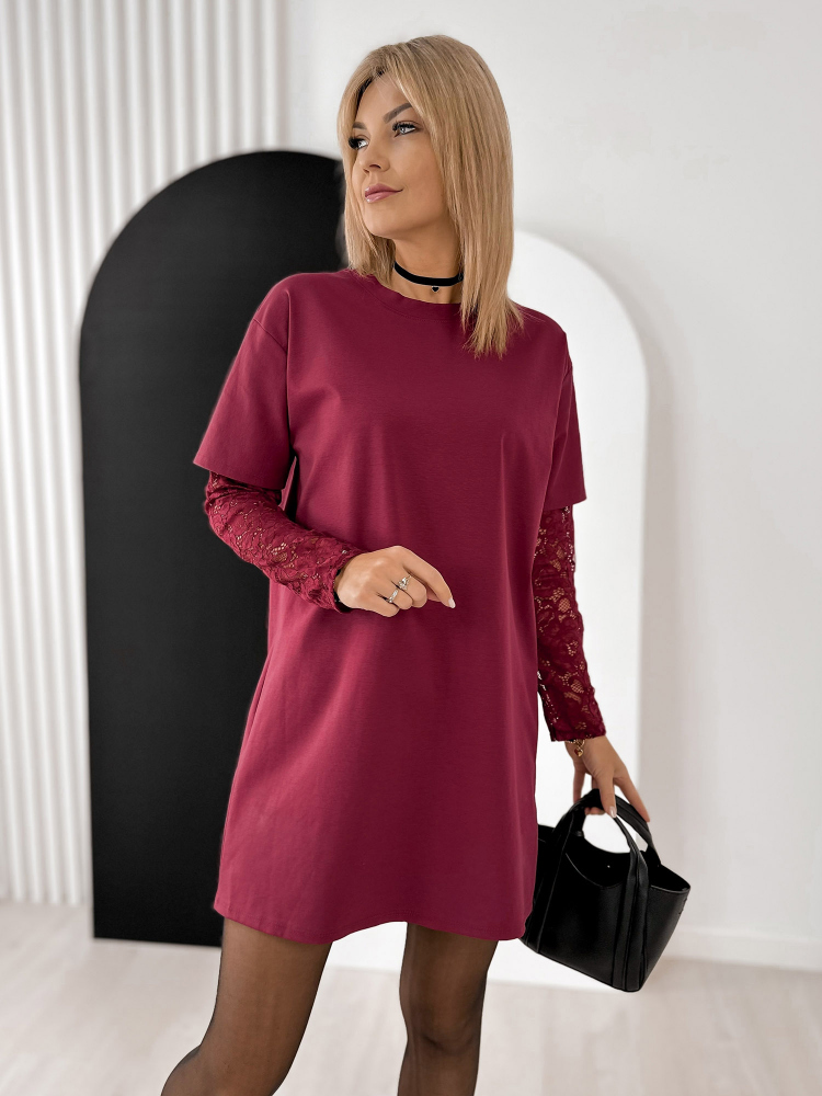 ROBE HERRICK BORDEAUX