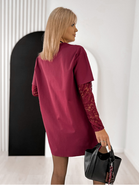ROBE HERRICK BORDEAUX
