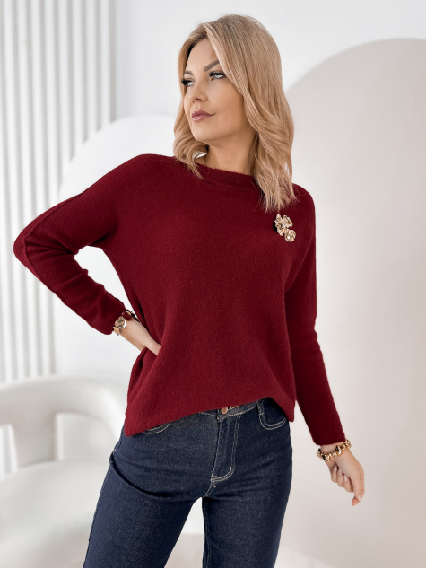 SWEATER MONTROSE BORDEAUX