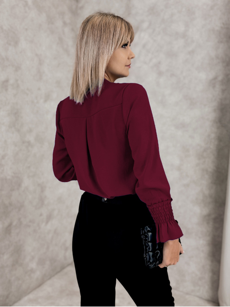 BLOUSE THELIA BURGUNDY