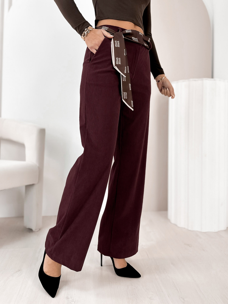 PANTS CORDUROY ENCINAR BURGUNDY