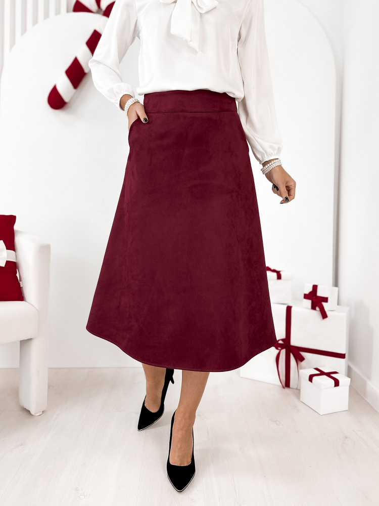 JUPE OTRANTO BORDEAUX