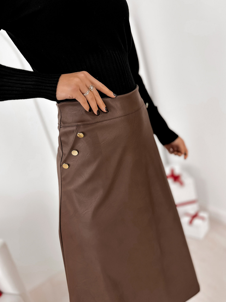 SKIRT GALLIPOLI BROWN