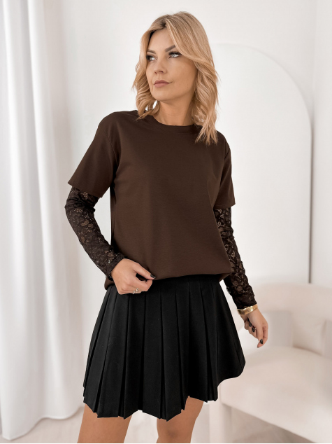 BLOUSE GELLATO BROWN