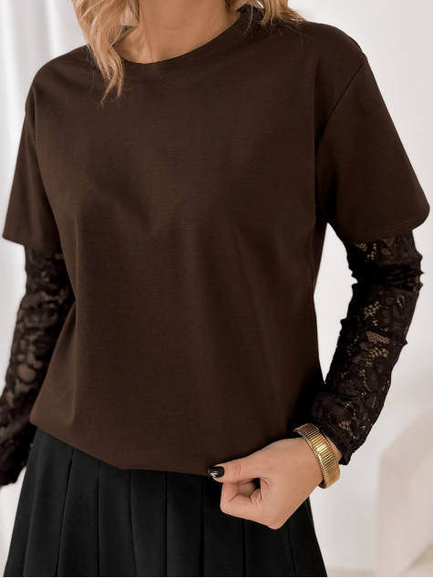 BLOUSE GELLATO BROWN