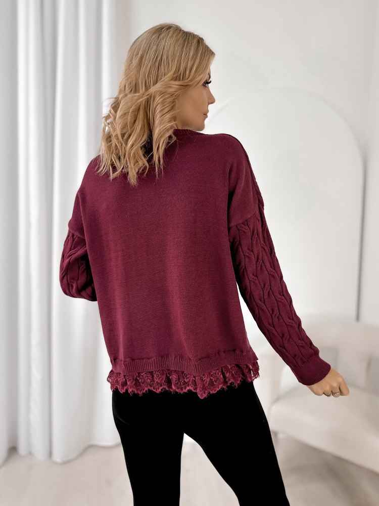 SWEATER MORITZ BORDEAUX