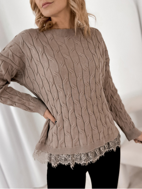PULLOVER MORITZ DUNKELBEIGER