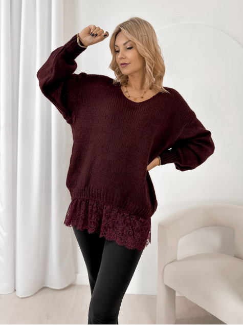 SWEATER SUCRE BORDEAUX