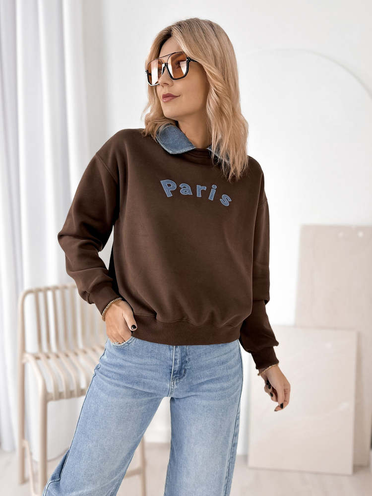 SWEATSHIRT BISBEE BROWN