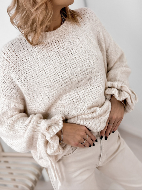 PULLOVER HAFJELL BEIGE