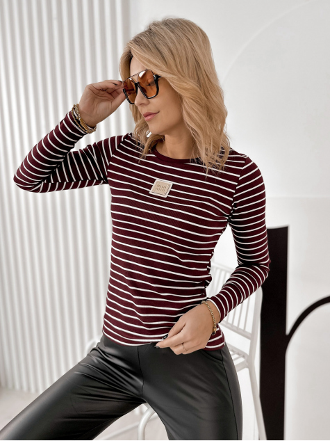 BLOUSE SOLDEU BORDEAUX