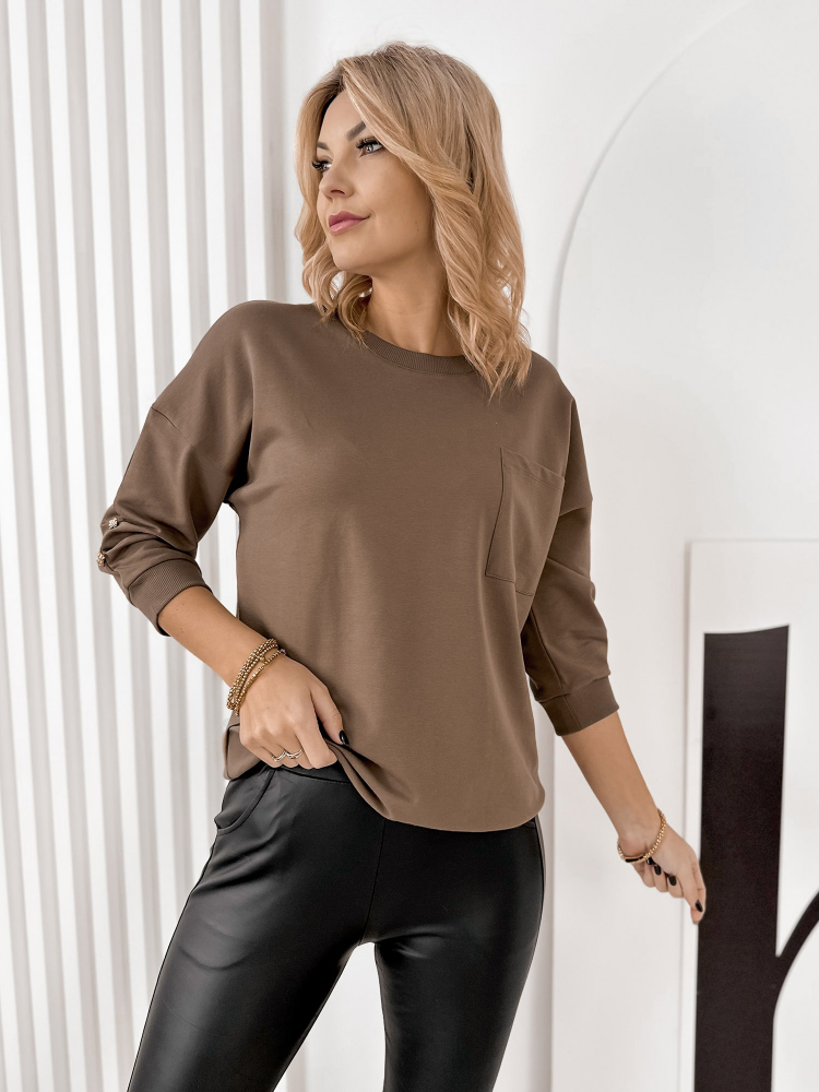 BLOUSE BAQUERA BROWN
