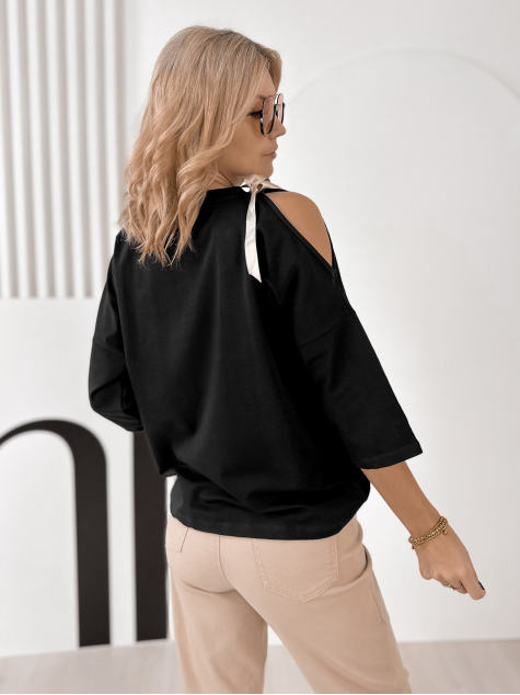 BLOUSE MURREN BLACK