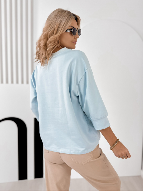 BLOUSE MIRVARI BLUE