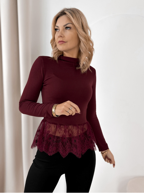 BLOUSE AVERY BURGUNDY