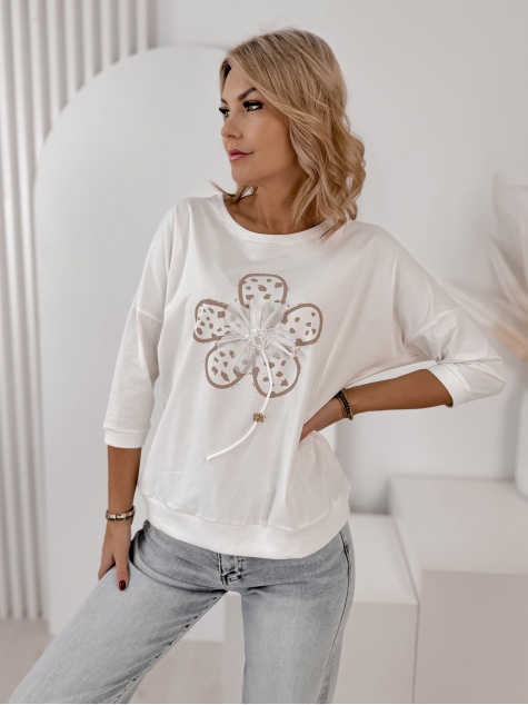 BLUZA CAYCE ECRU