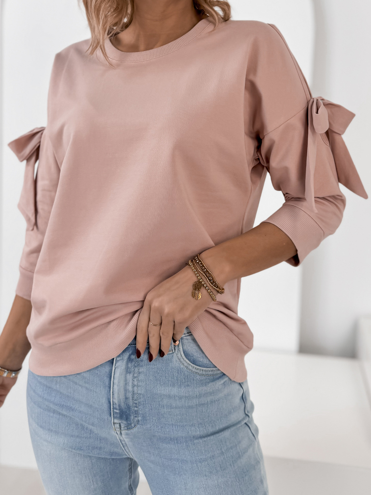 BLUZA HOLLIS ROZ PUDRAT