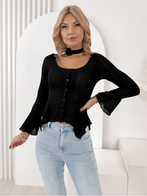 BLOUSE HILDY NOIR