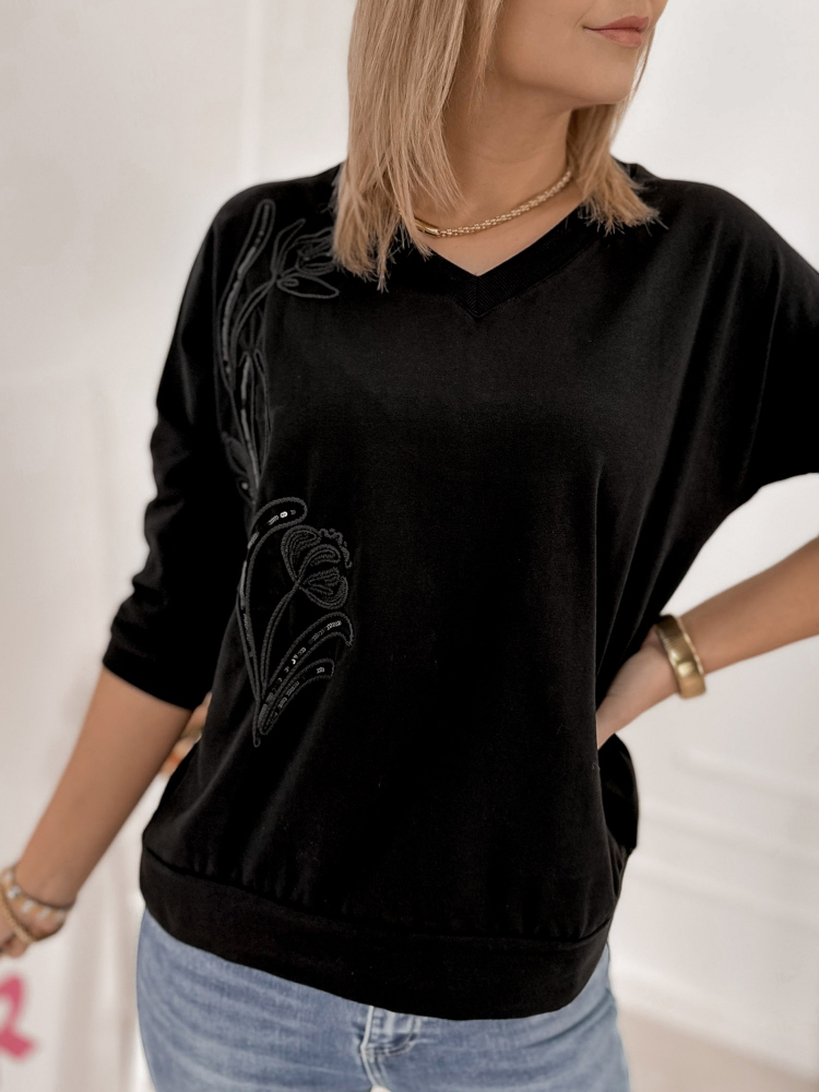 BLOUSE GOYA NOIR