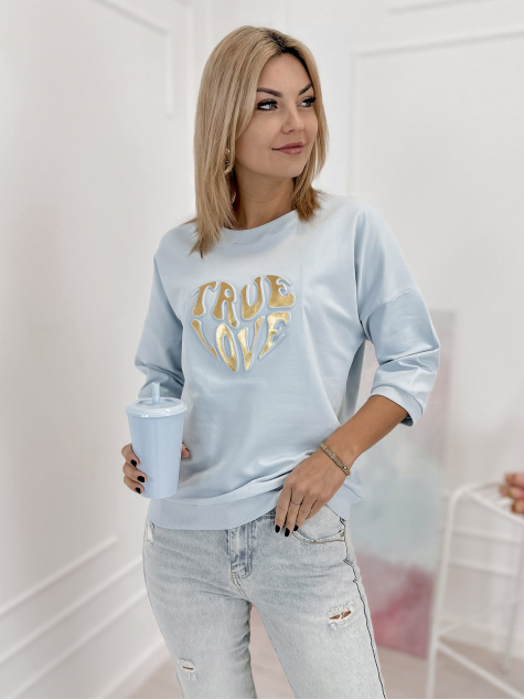 BLUSE VARIANTEN BLAU