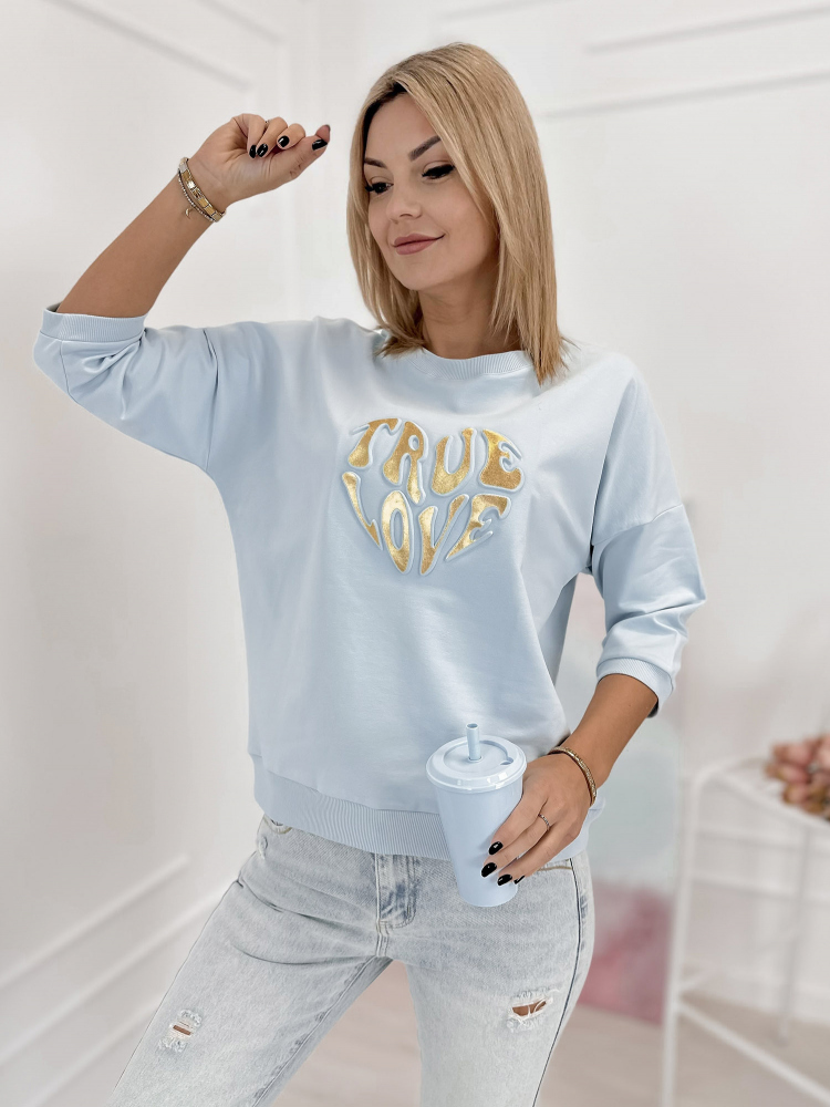BLOUSE VARYS BLEU