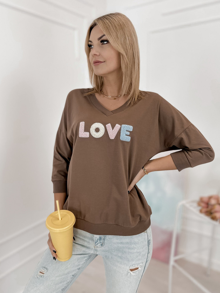 BLUSE MARGERIE BRAUNE