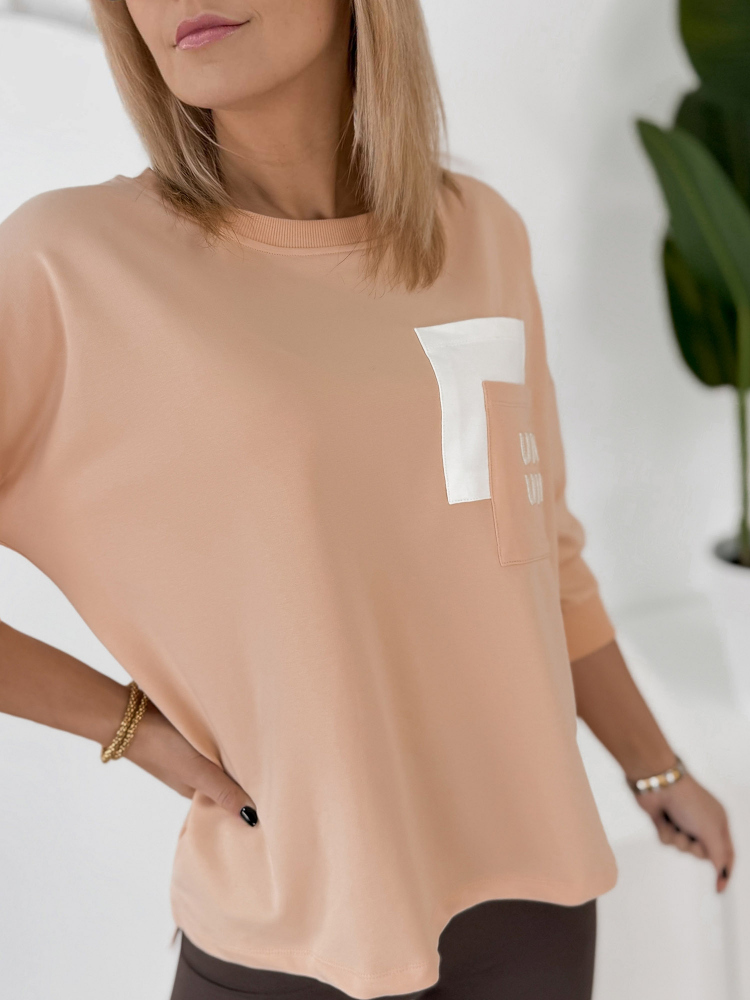 BLUSE RENLEY PFIRSICHFARBENE