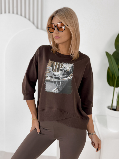 BLUZA MELISANDRE MARO INCHIS