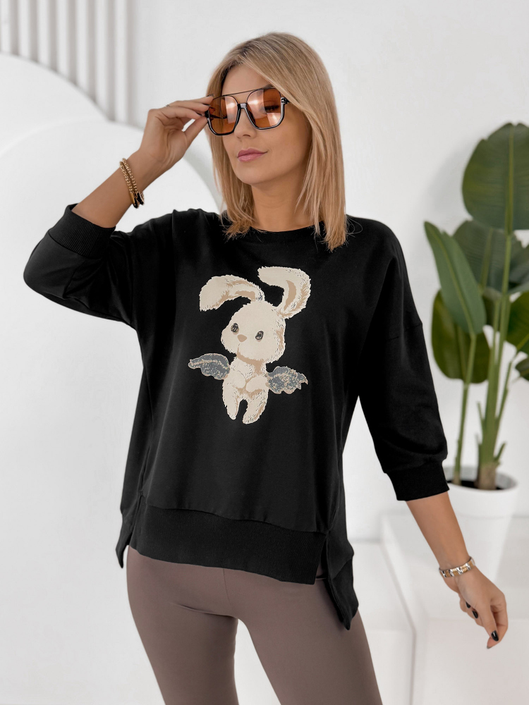 BLOUSE FERRANTE BLACK