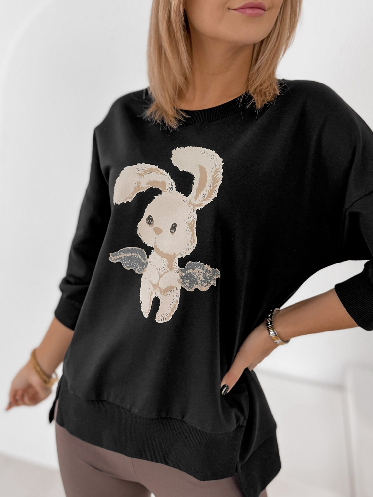 BLOUSE FERRANTE BLACK