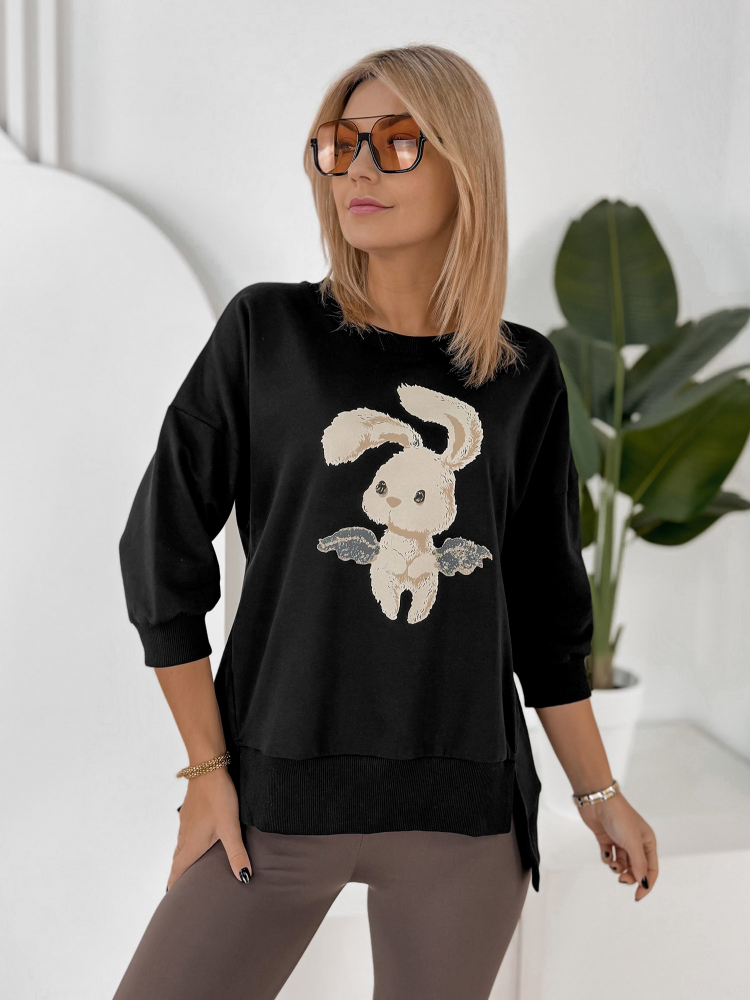BLUSE FERRANTE SCHWARZ
