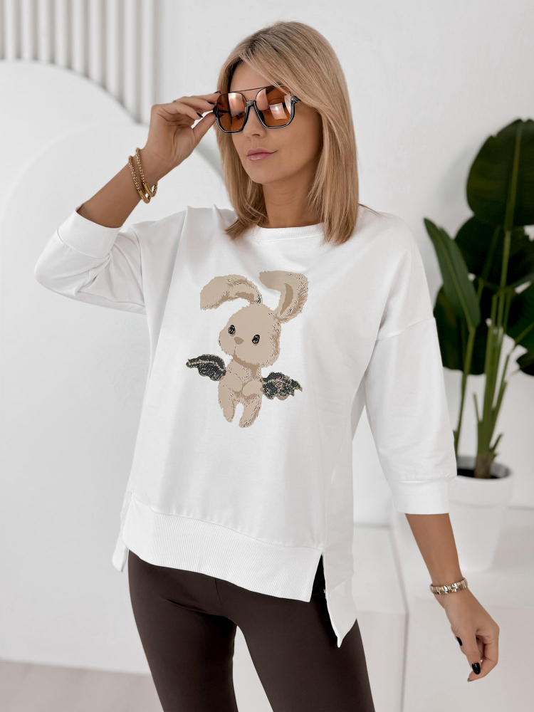 BLOUSE FERRANTE BLANC