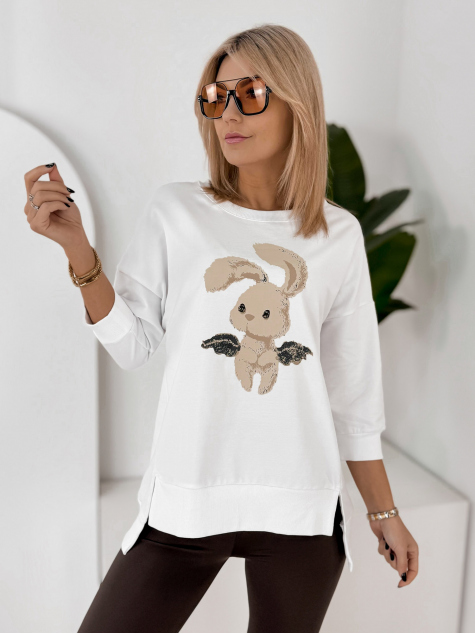 BLOUSE FERRANTE BLANC