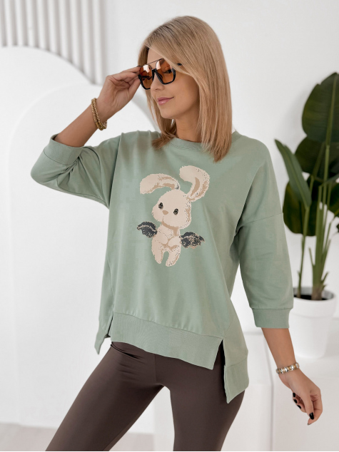 BLOUSE PISTACHE FERRANTE