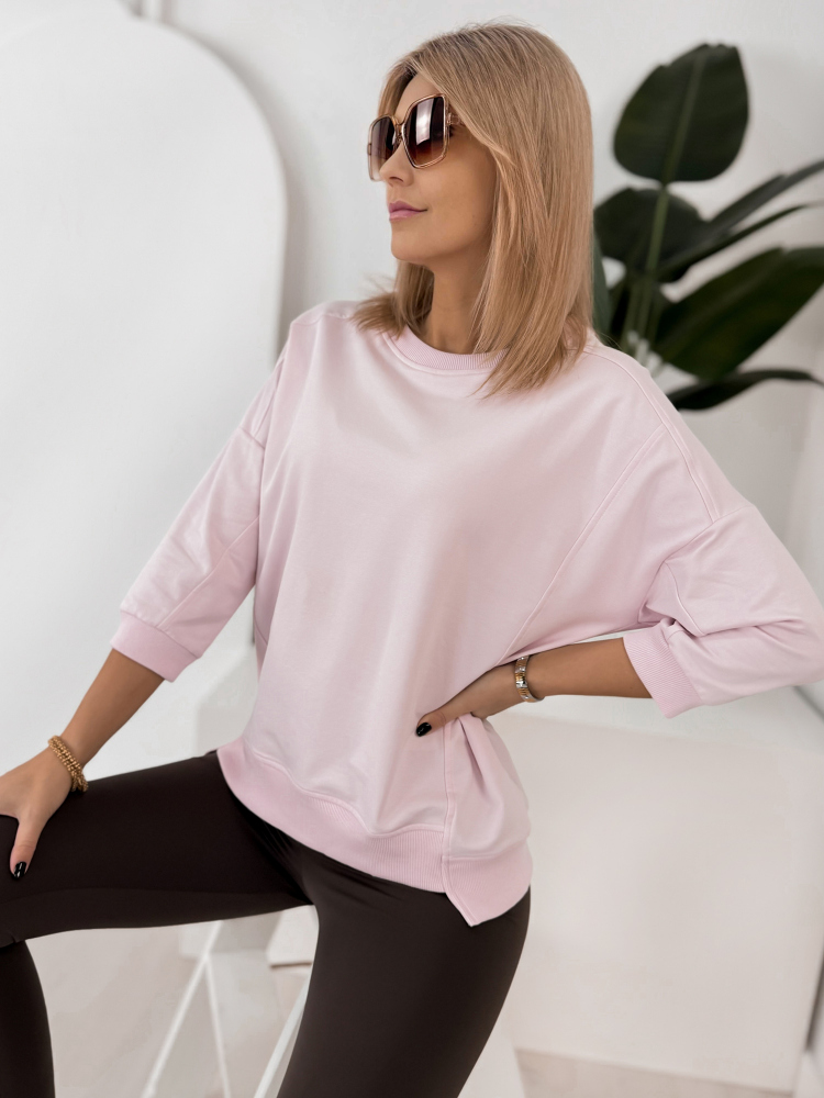 BLOUSE LORRAINE ROSE CLAIR