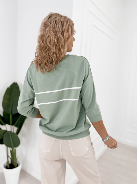 BLOUSE PISTACHE TORRES