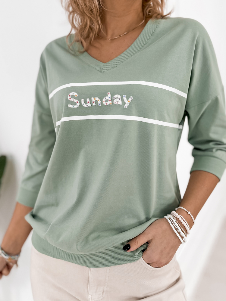 BLOUSE PISTACHE TORRES