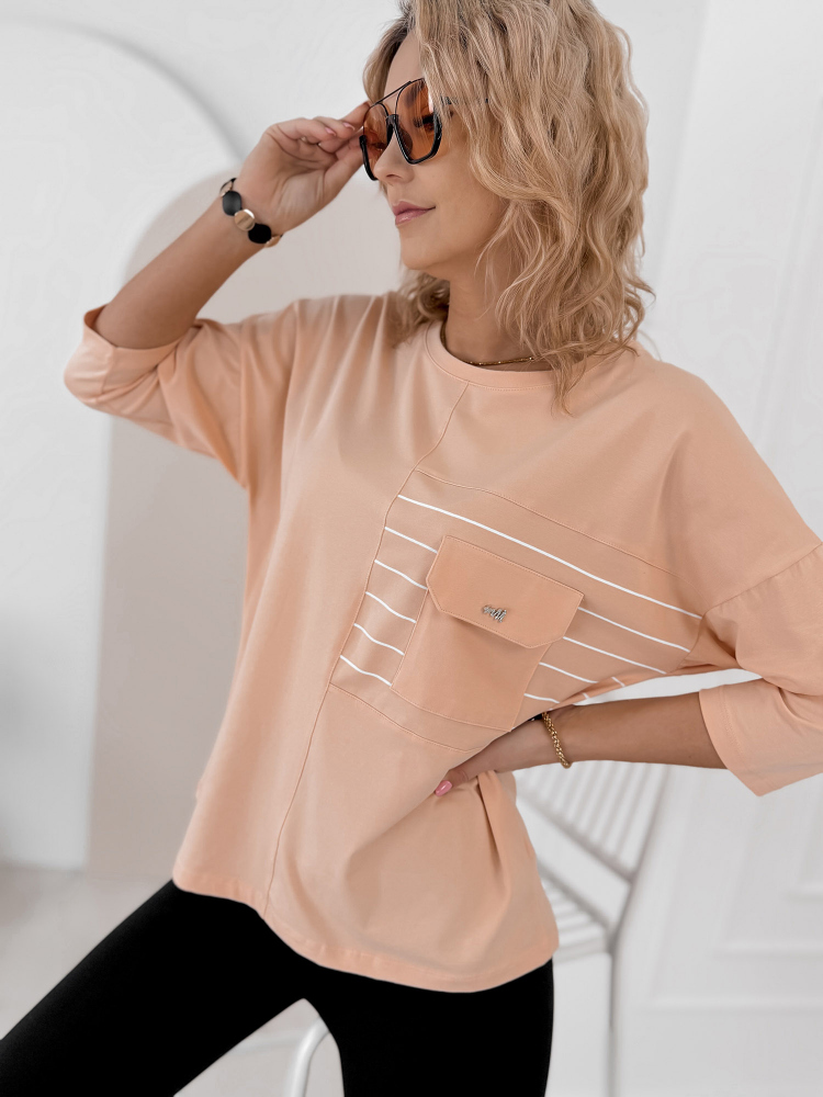 BLOUSE SABINE PÊCHE