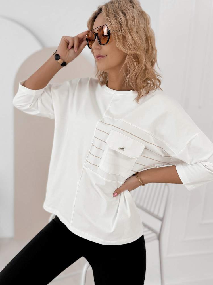 BLOUSE SABINE ÉCRU