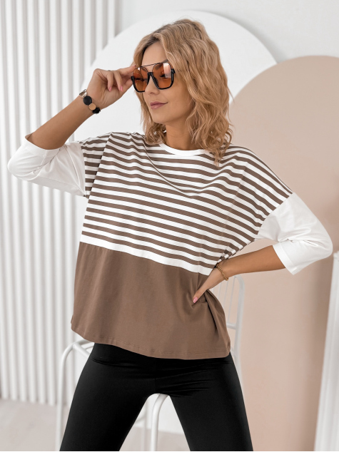 BLUSE MATISSE BRAUNE