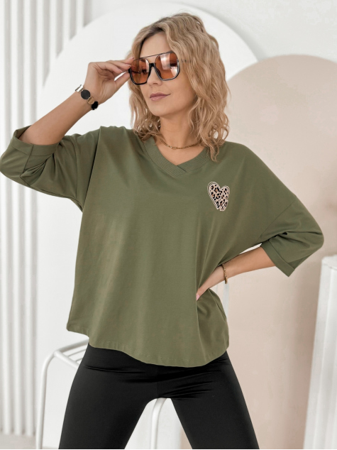 BLOUSE PHILIPE KAKI