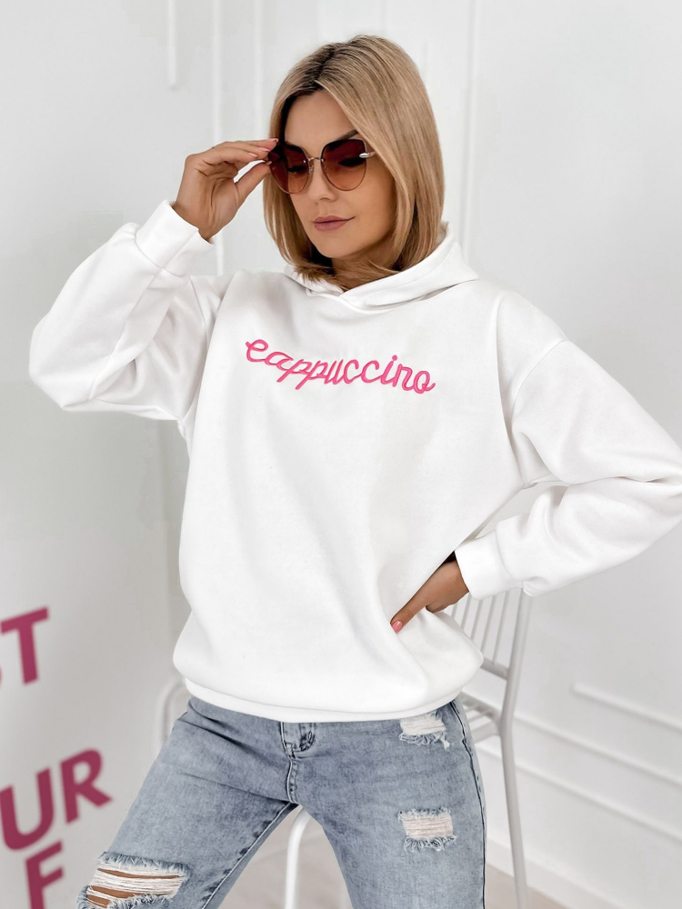 SWEATSHIRT MITTE WEISS