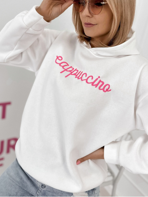 SWEATSHIRT MITTE WEISS