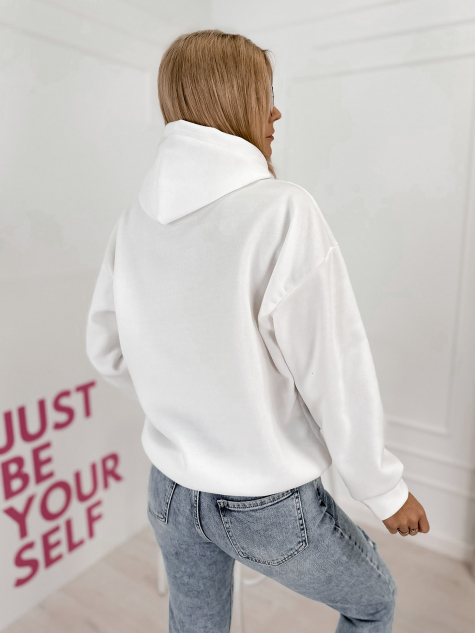 SWEATSHIRT MITTE WEISS