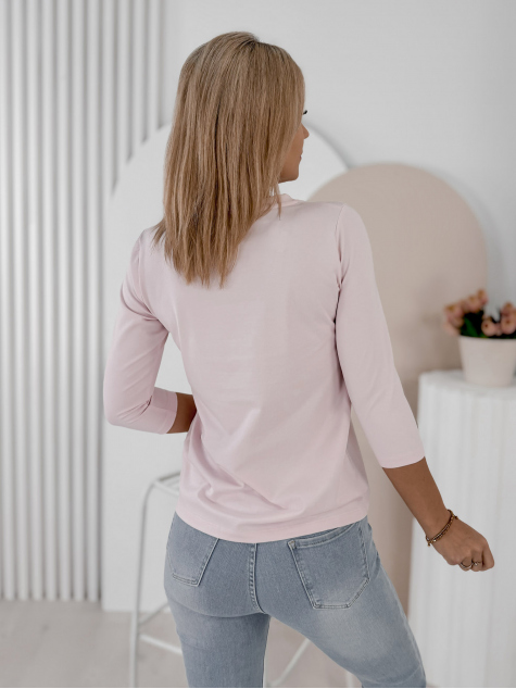 BLUZA MERYN ROZ DESCHIS